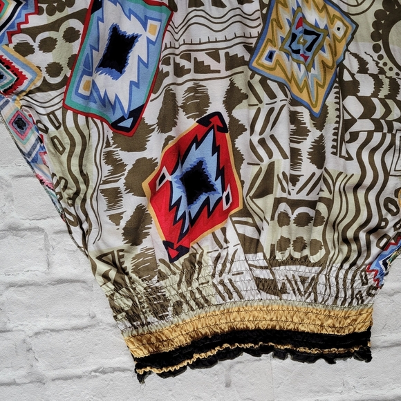 WILD Thyme printed top size M - Picture 6 of 14